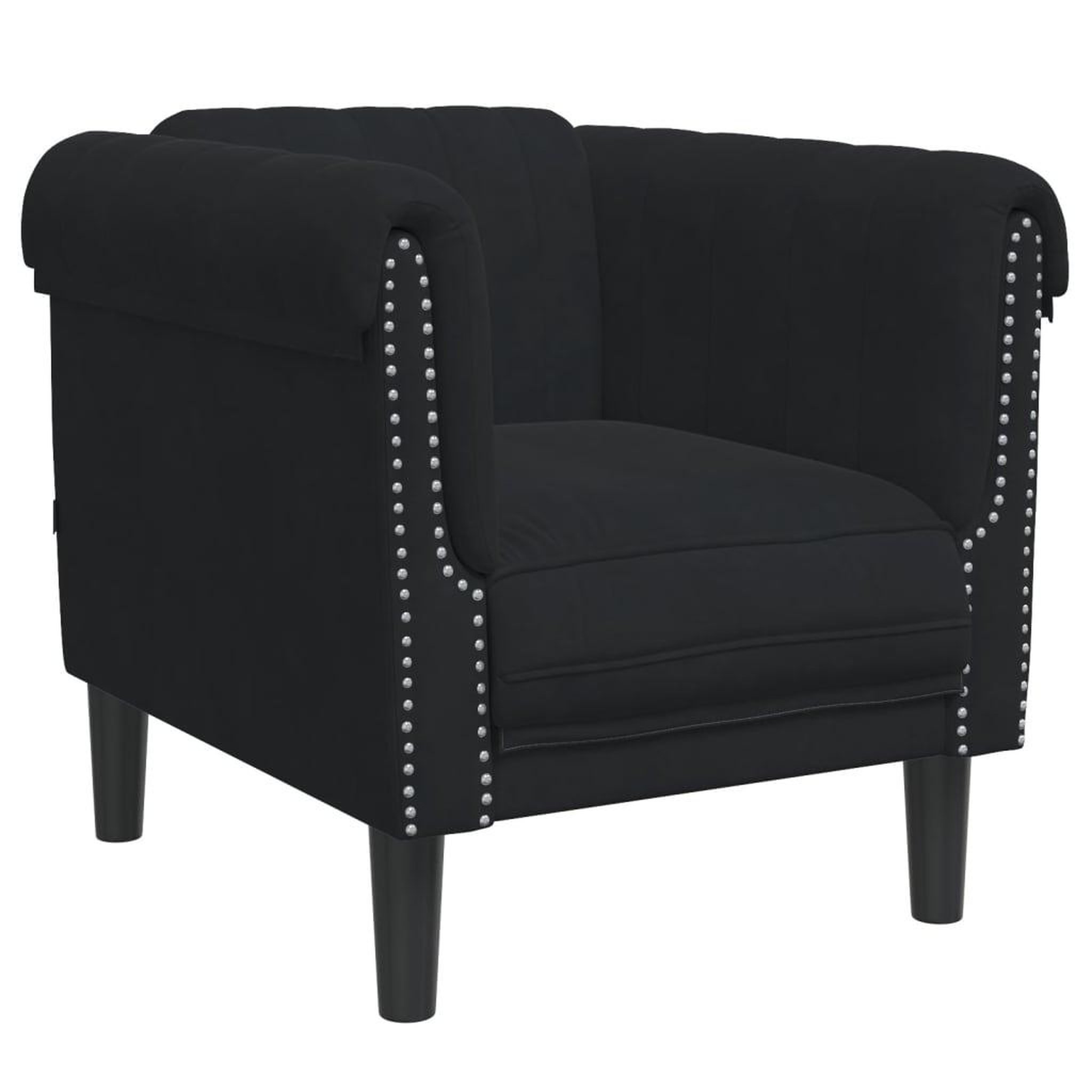Voir la diapositive 4 : VIDAXL Ensemble de canapes 3 pcs noir velours