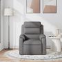 Voir la diapositive 3 : VIDAXL Fauteuil de massage inclinable Gris fonce Tissu
