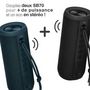 Voir la diapositive 3 : ESSENTIEL B Enceinte portable SB70 ECODESIGN Crème USB-C
