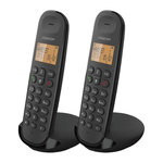 Logicom Téléphone fixe sans fil - LOGICOM - DECT ILOA 250 DUO - Noir - Sans répondeur