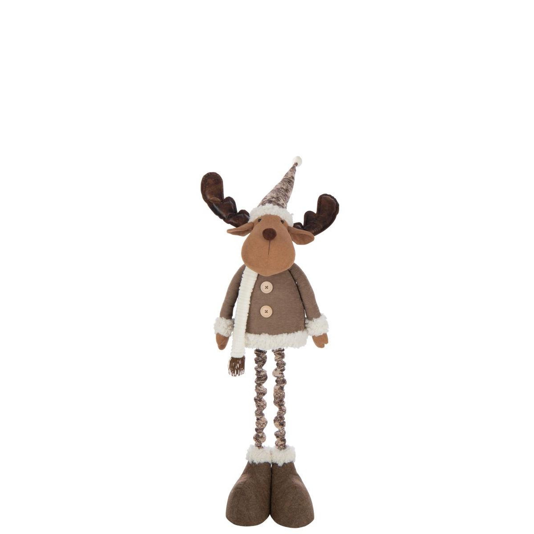 Voir la diapositive 2 : J-LINE Statue élan télescopique  habits d'hiver  180cm multicolore