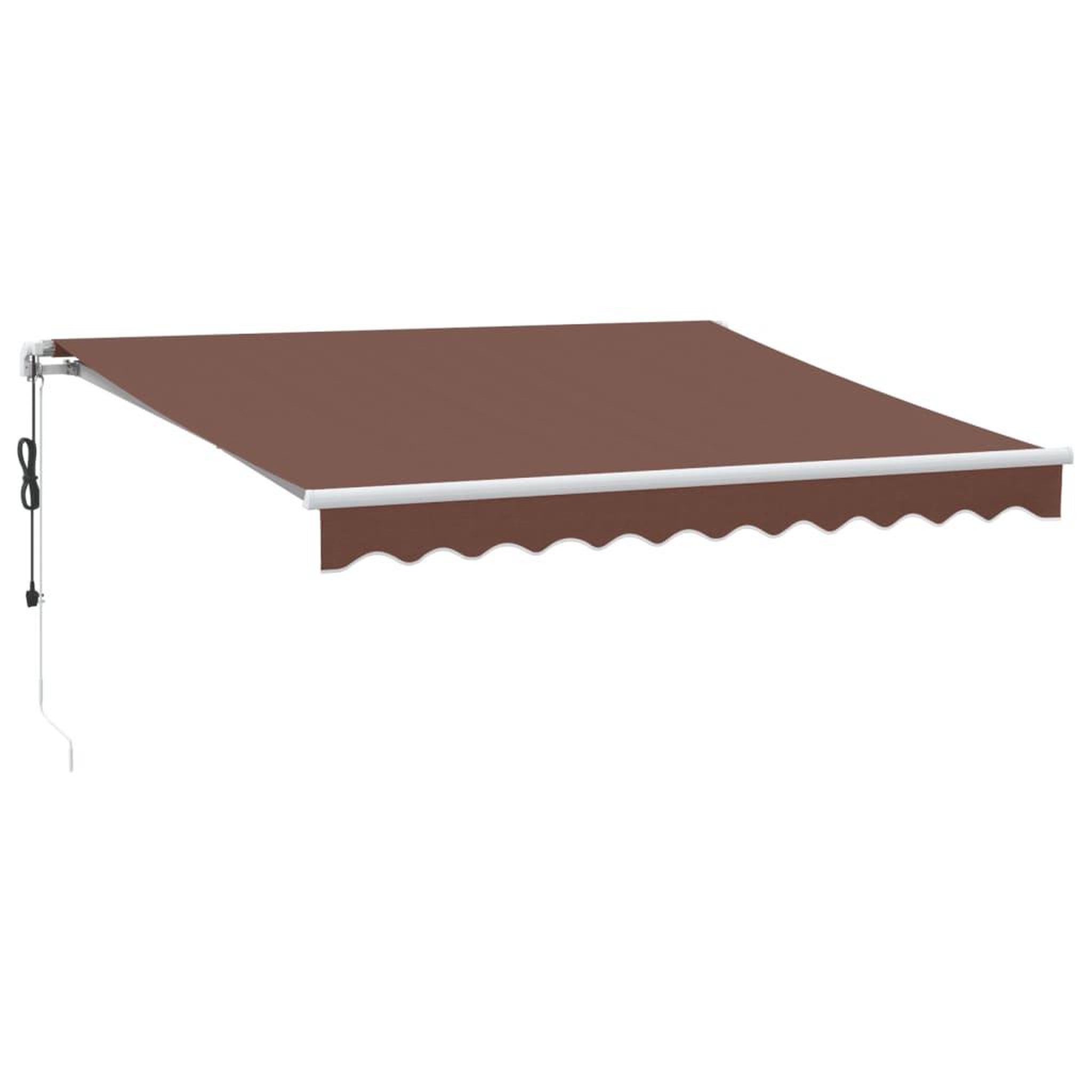 Voir la diapositive 2 : VIDAXL Auvent retractable automatique avec LED marron 300x250 cm