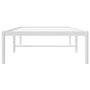 Voir la diapositive 5 : VIDAXL Cadre de lit metal sans matelas blanc 75x190 cm