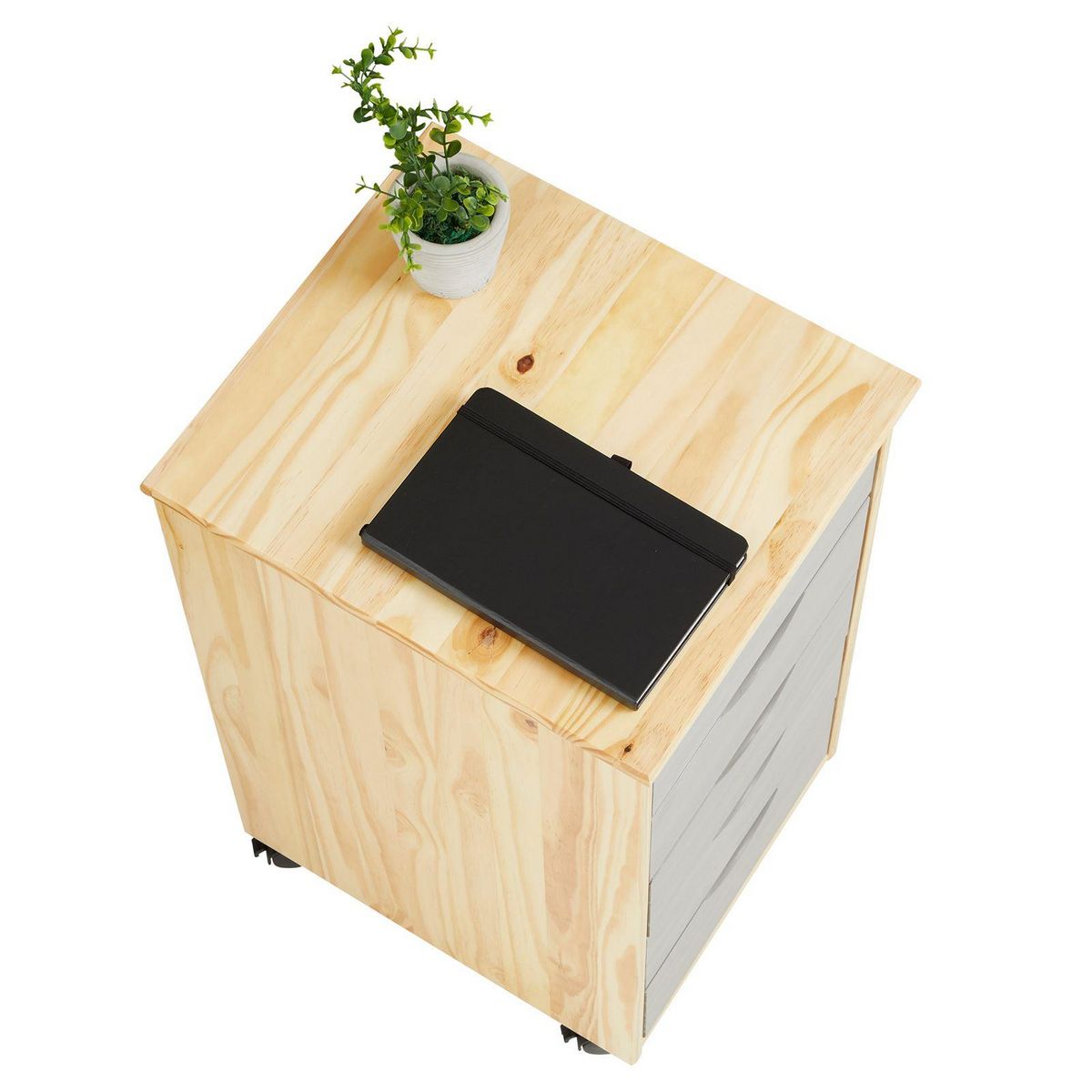 IDIMEX Caisson de bureau sur roulettes LAGOS, avec 5 tiroirs