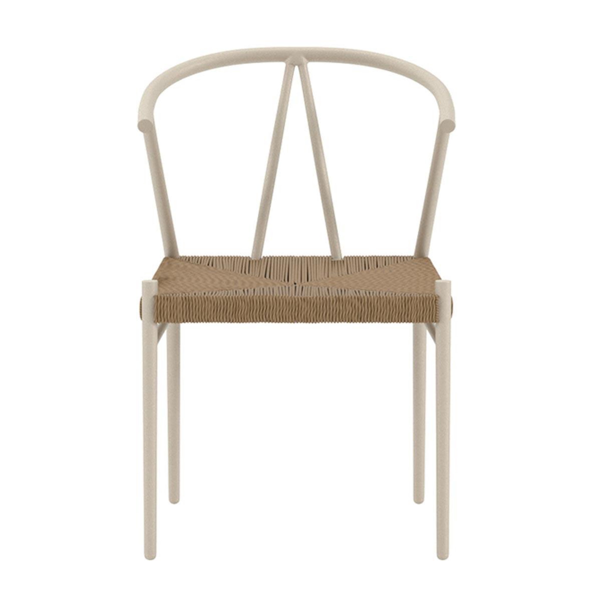 Voir la diapositive 2 : Paris Prix Chaise en rotin  alfons  72cm beige
