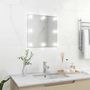 Voir la diapositive 1 : VIDAXL Miroir mural avec lampes LED Carre Verre
