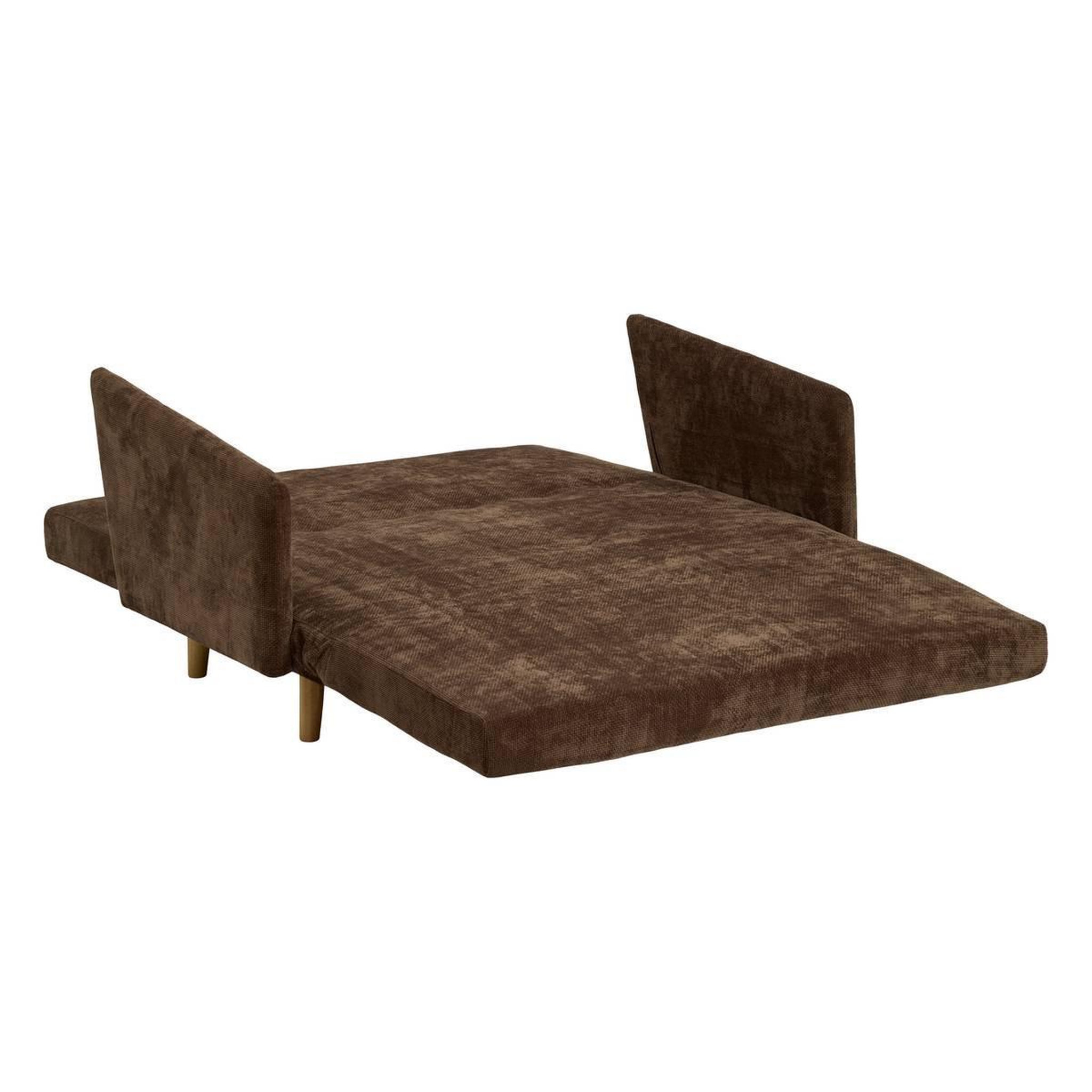 Voir la diapositive 4 : ATMOSPHERA Canapé convertible 2 places  milo  155cm marron tonka