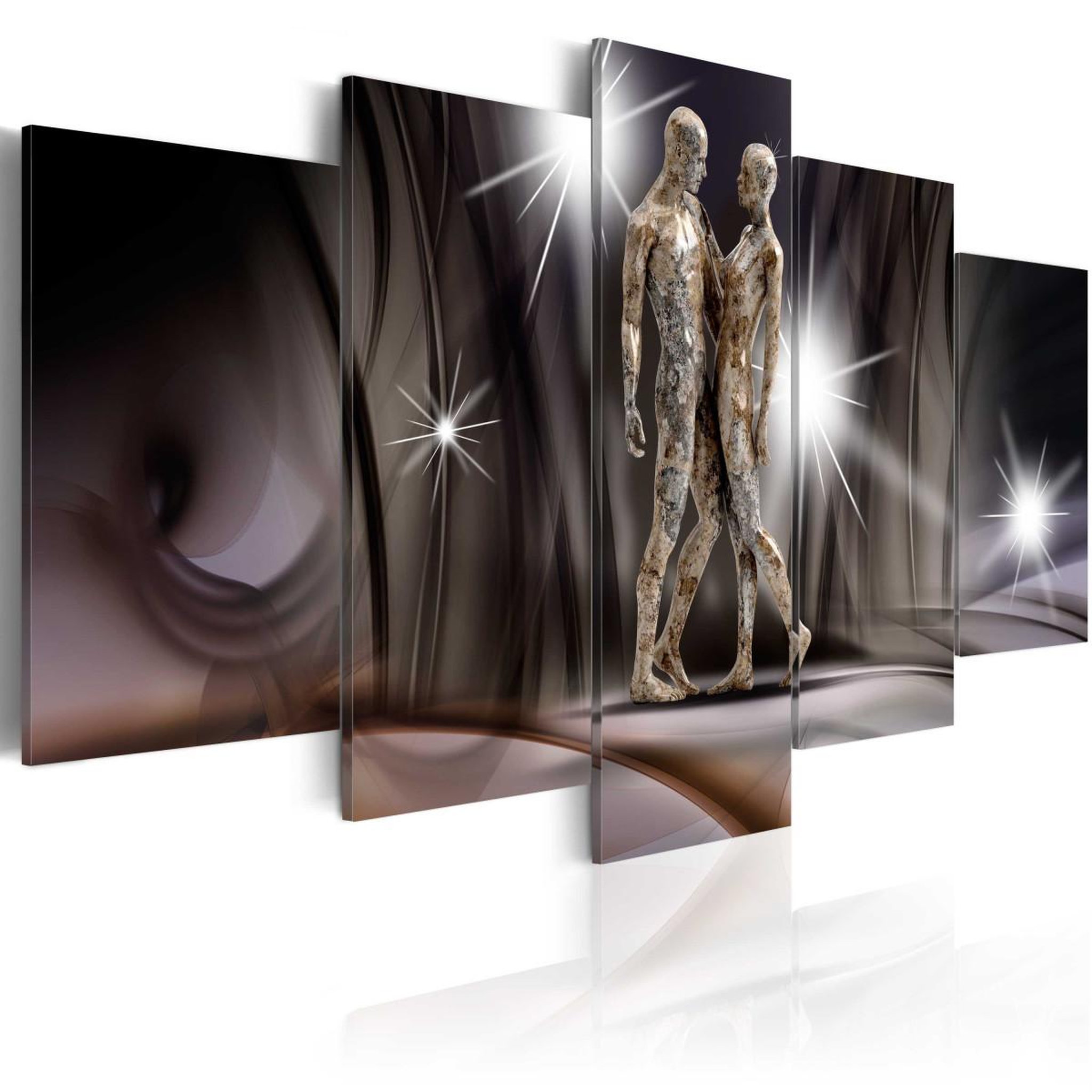 Voir la diapositive 1 : Paris Prix Tableau Imprimé  Golden Touch