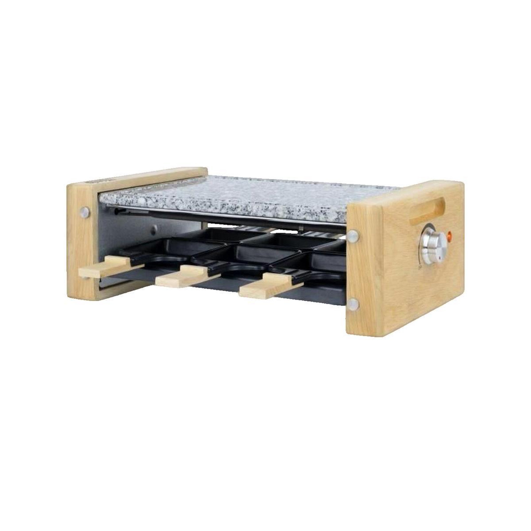 Voir la diapositive 1 : HKOENIG Appareil à raclette hkoenig WOD6 multifonction en bois