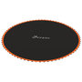 Voir la diapositive 1 : HOMCOM Tapis de rechange trampoline Ø 3,7 m ressorts 14 cm outil 72 crochets en V inclus orange noir