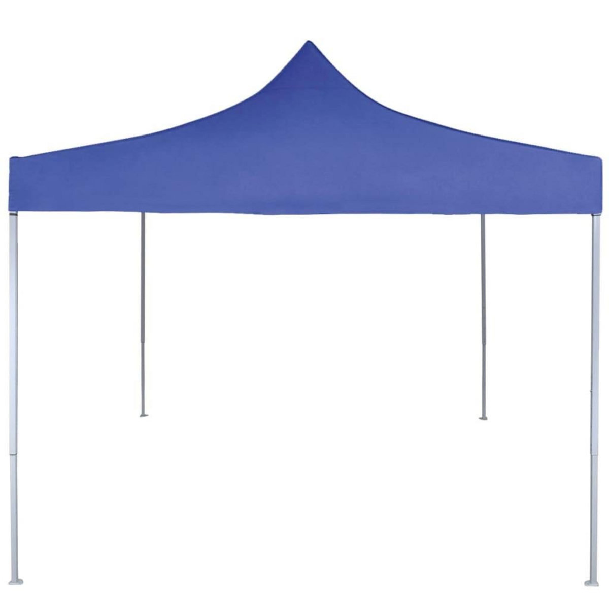VIDAXL Tente de reception pliable 2x2 m acier bleu