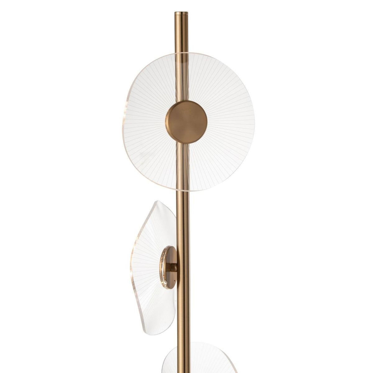 Paris Prix Lampadaire Fleur à LED en Métal  Lela  150cm Or
