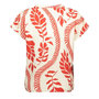 Voir la diapositive 2 : JACQUELINE DE YONG Blouse Écru/Rouge Femme JDY Pepper