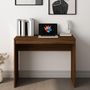 Voir la diapositive 3 : VIDAXL Bureau Chene marron 90x40x72 cm Bois d'ingenierie
