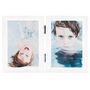 Voir la diapositive 2 : VIDAXL Cadre photo depliable en deux Blanc 2x(13x18 cm)