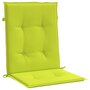 Voir la diapositive 5 : VIDAXL Coussins de chaise de jardin a dossier bas lot de 6 vert vif