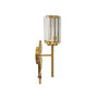 Voir la diapositive 2 : Paris Prix Applique Murale  Tirana  47cm Or & Transparent