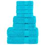 Voir la diapositive 1 : VIDAXL Ensemble de serviettes de qualité supérieure SOLUND 8 pcs