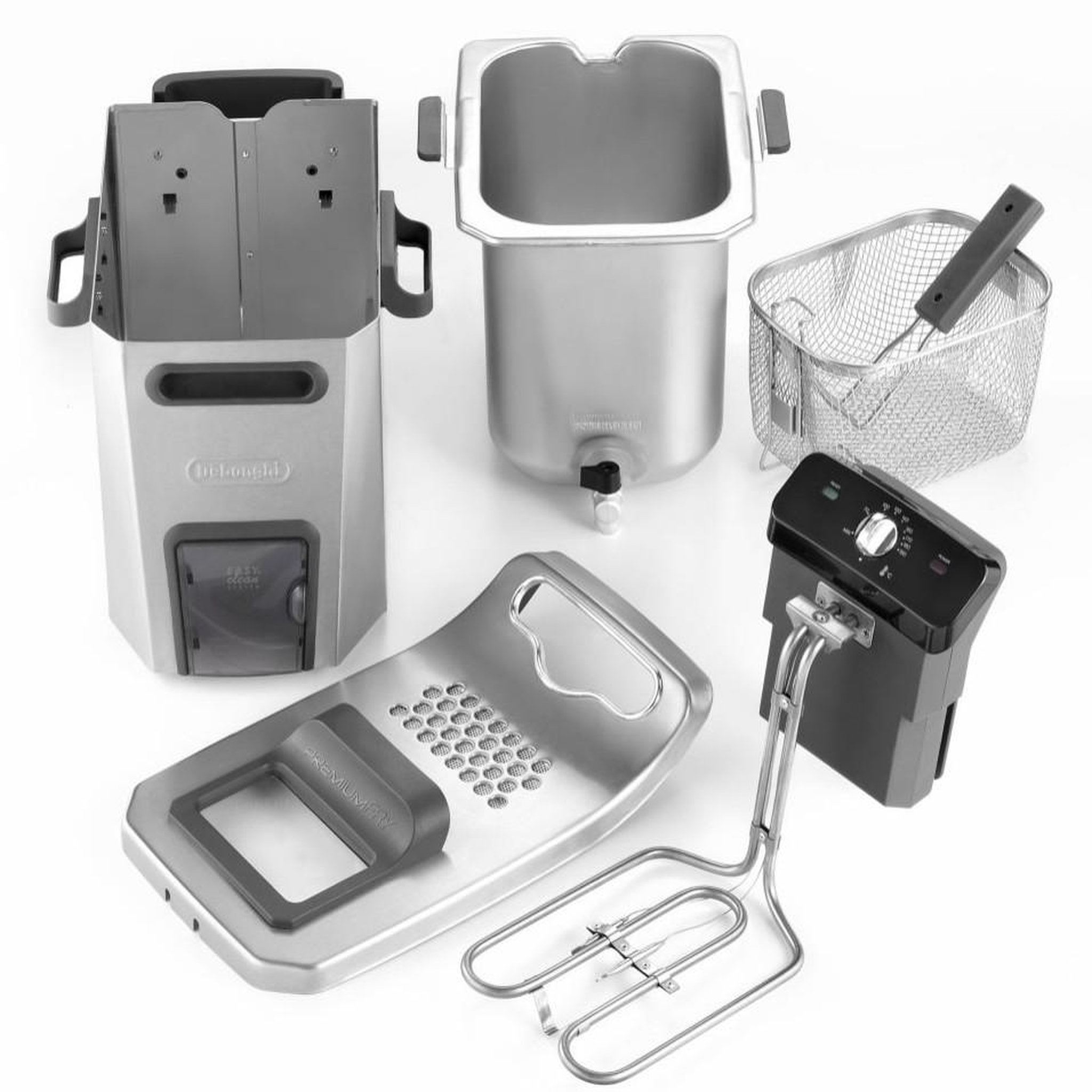 Voir la diapositive 4 : DELONGHI Friteuse semi-pro 5l 3200w - f44532cz