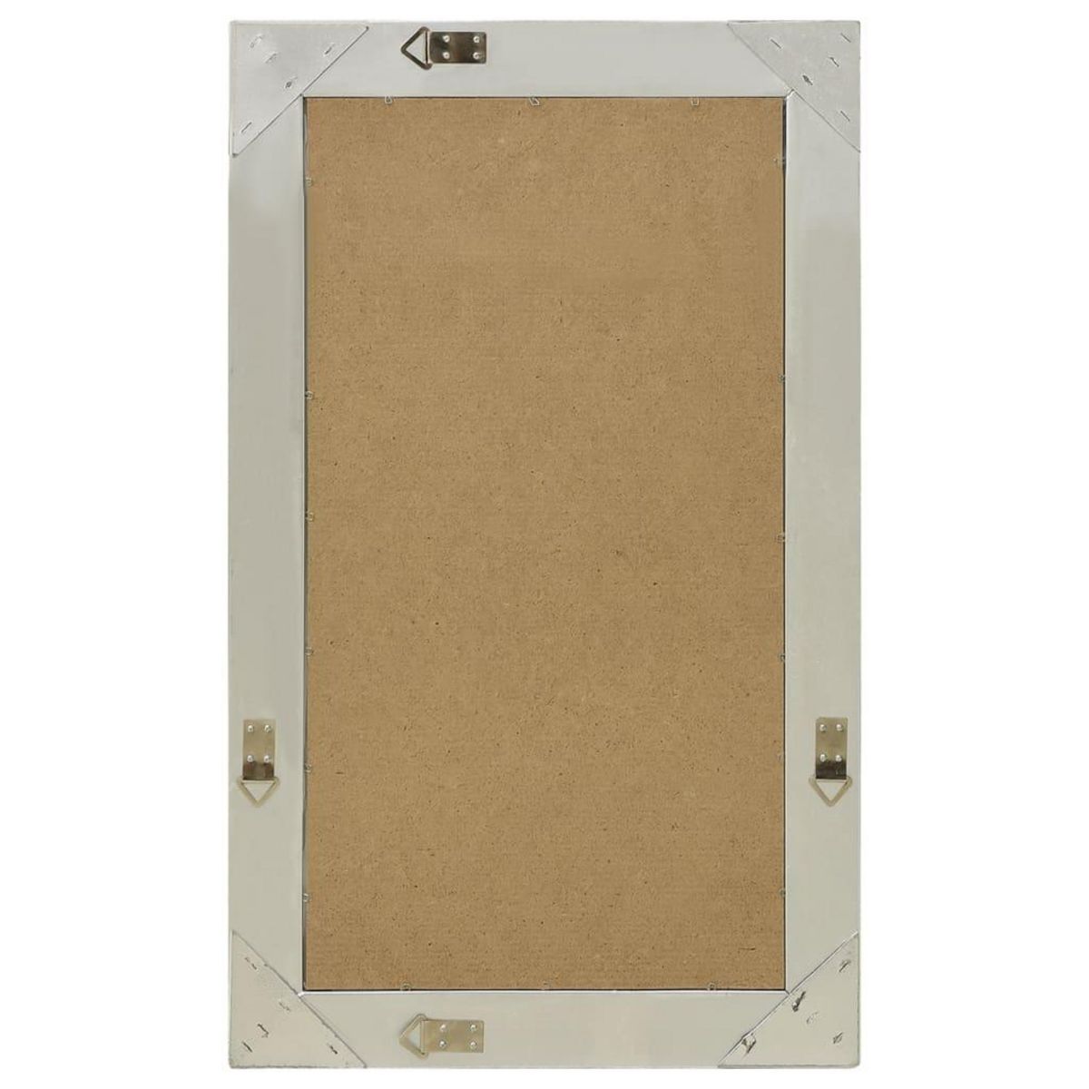 VIDAXL Miroir mural style baroque 50x80 cm Argente