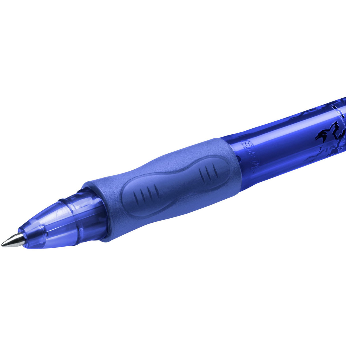 BIC Stylo gel effaçable pointe moyenne bleu + 2 recharges GEL-OCITY ILLUSION