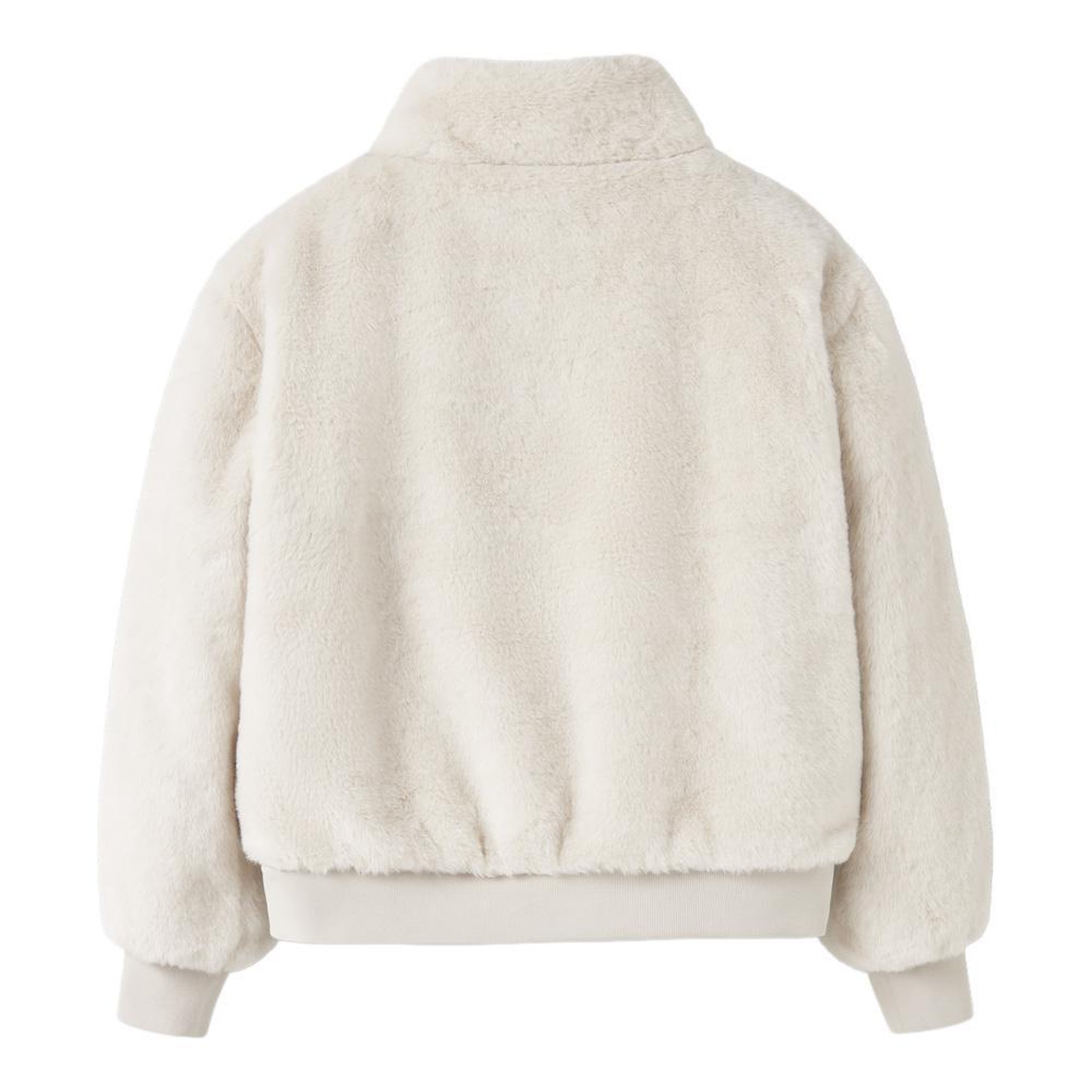 Voir la diapositive 3 : NAME IT Veste en fausse fourrure blanche fille name it mila