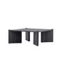 Voir la diapositive 2 : Paris Prix Table Basse Design  Rogaland  100cm Noir