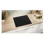Voir la diapositive 4 : BOSCH Table de cuisson induction 60cm 4 feux 7400w noir - PXY63KHC1E