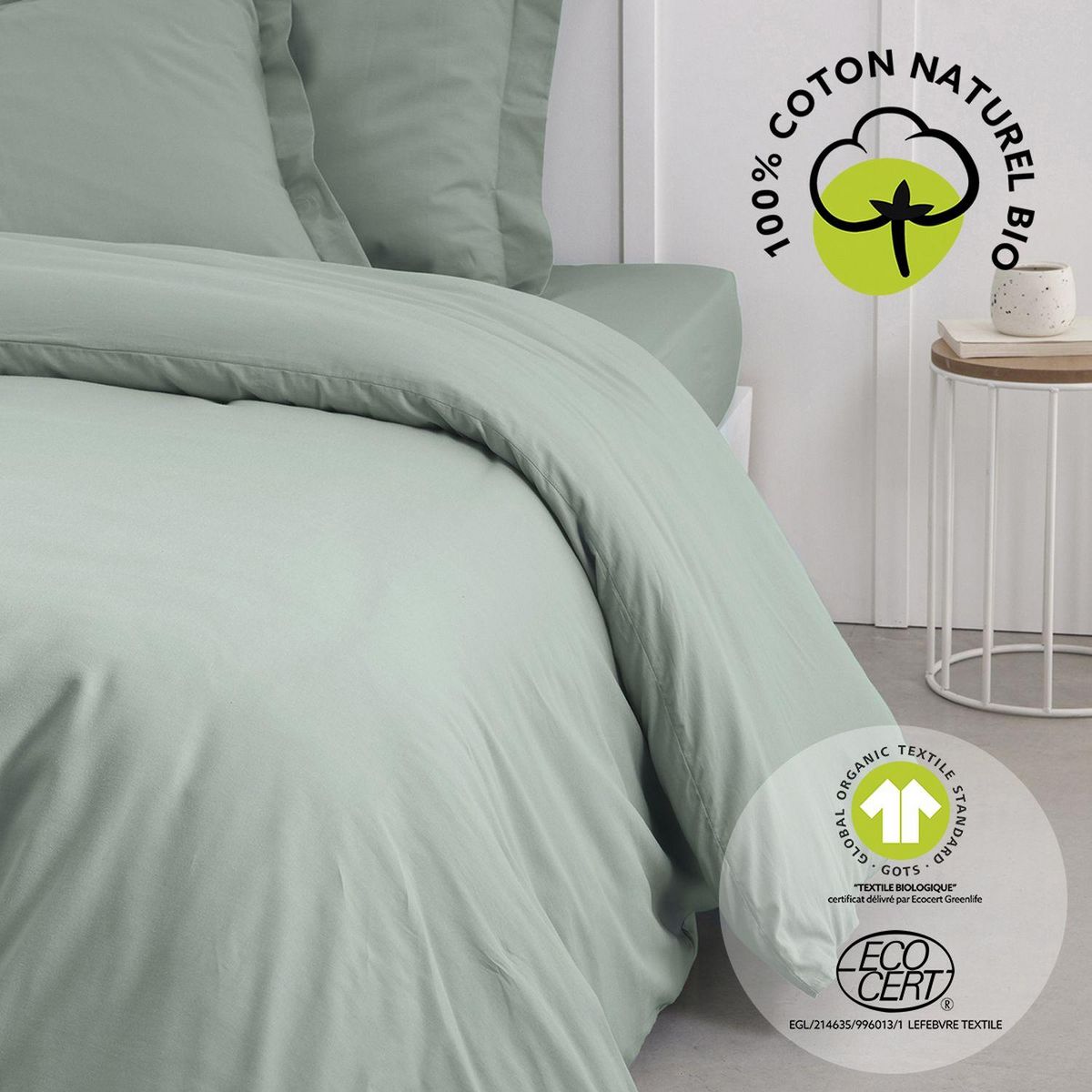 Today Housse de couette 2 places - 100% coton BIO