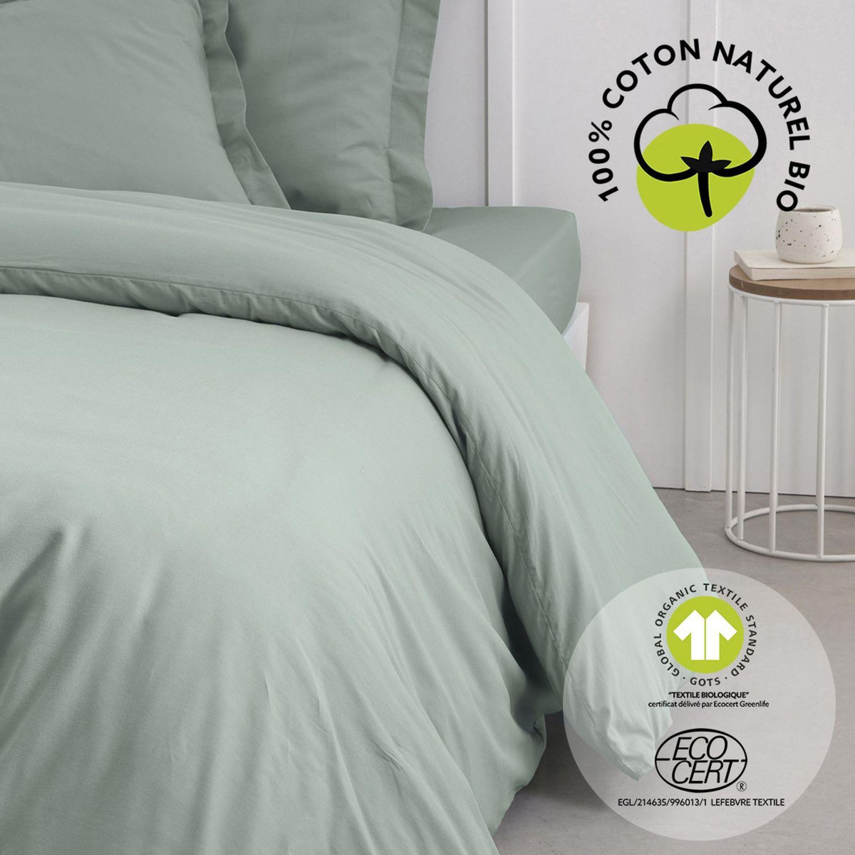 Today Housse de couette 2 places - 100% coton BIO