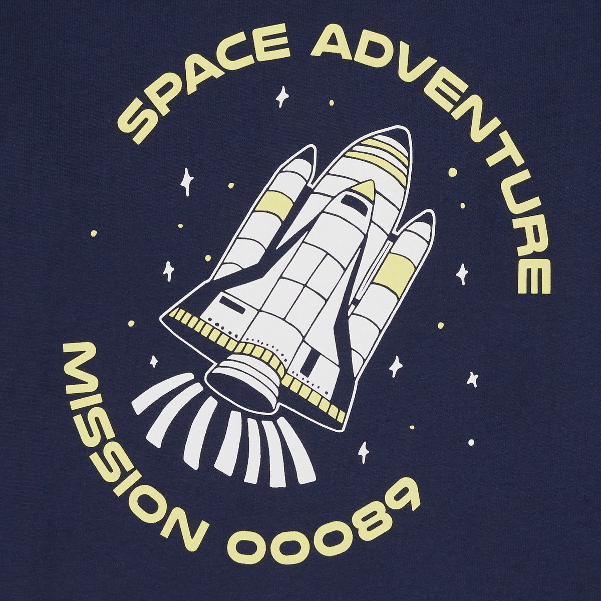 INEXTENSO T-shirt manches longues bleu marine garçon en coton 