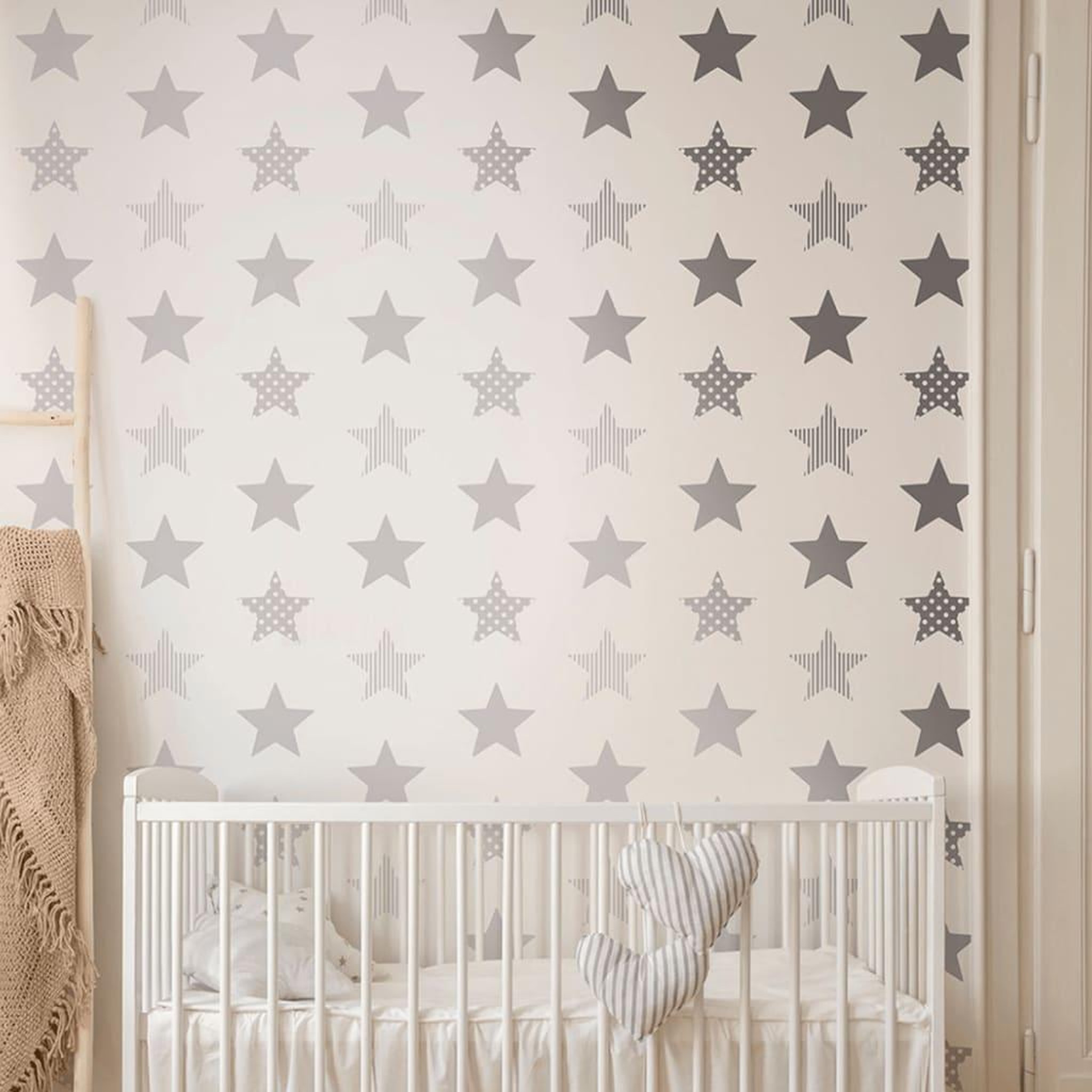 Voir la diapositive 1 : Noordwand Noordwand Papier peint Kids @ Home Superstar Argente et blanc