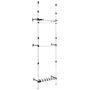 Voir la diapositive 1 : VIDAXL Systeme de garde-robe telescopique barres et etagere Aluminium