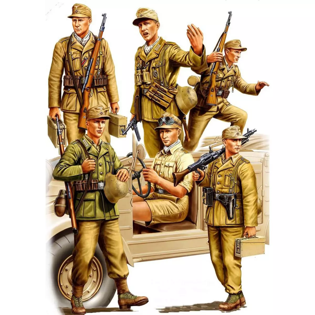 Hobby Boss Figurines militaires : Corps de l'Afrique allemande