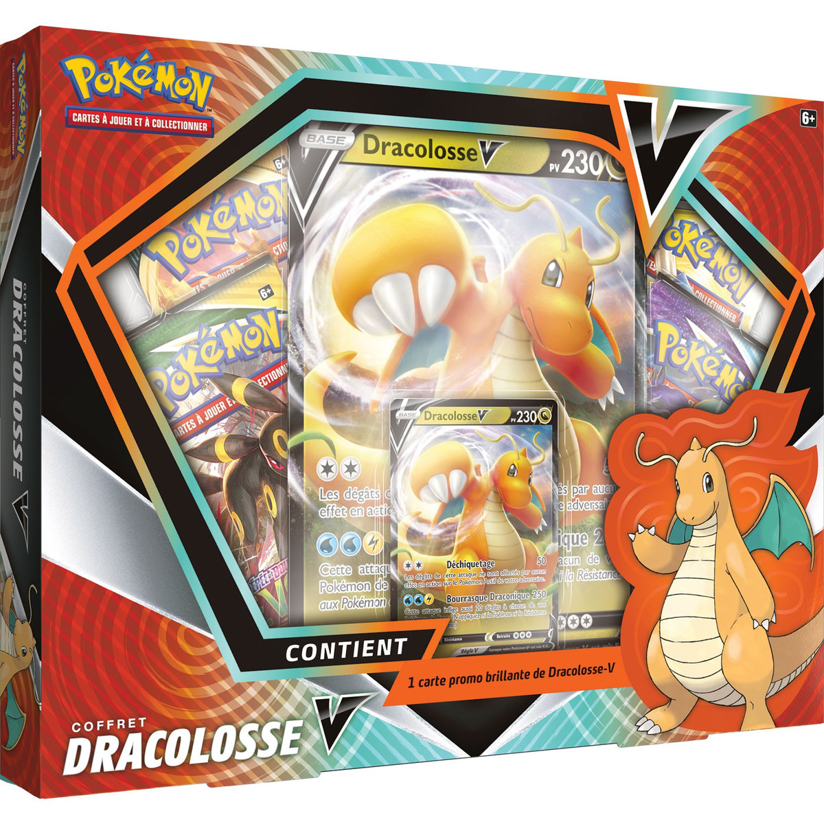 ASMODEE Coffret Pokémon Dracolosse-V