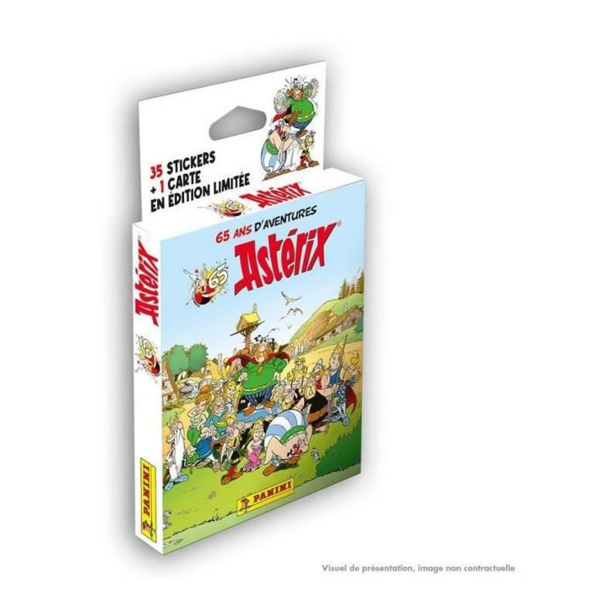Panini Blister 7 pochettes - PANINI - Astérix (65eme anniversaire) - 35 stickers et 1 carte limitée