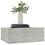 Voir la diapositive 3 : VIDAXL Tables de chevet flottantes 2 pcs Gris beton Bois d'ingenierie