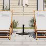 Voir la diapositive 3 : VIDAXL Base de parasol pour mats Ø32/38/48 mm 17 kg carre