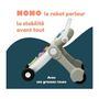Voir la diapositive 5 : BAMBISOL Trotteur marcheur - BAMBISOL - Nono le Robot - De 10 a 36 mois - Parlant - Musical - Jeux électroniques interactifs - Blanc