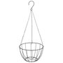Voir la diapositive 5 : VIDAXL Supports de panier suspendu avec jardinieres 4 pcs noir acier