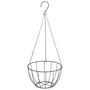 Voir la diapositive 5 : VIDAXL Supports de panier suspendu avec jardinieres 4 pcs noir acier