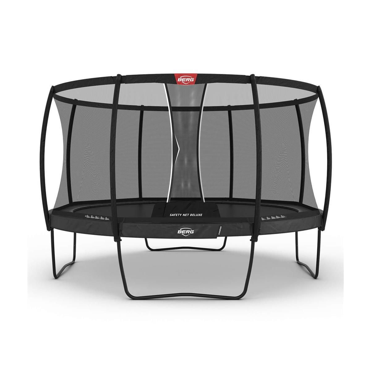 Berg Trampoline  Champion Regular 430 Grey + Filet de sécurité Deluxe