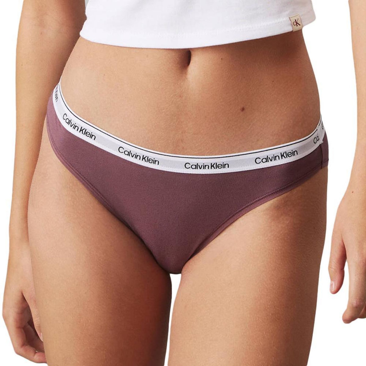 CALVIN KLEIN JEANS Culotte Mauve Femme Calvin Klein Jeans Bikinis
