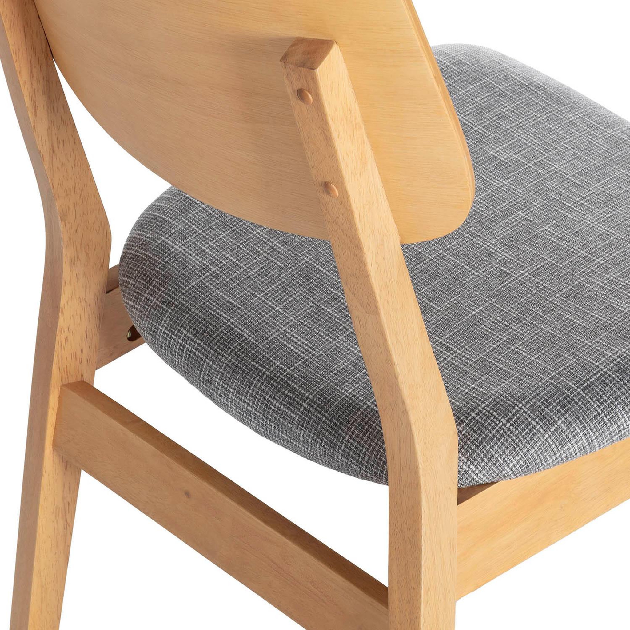 Voir la diapositive 5 : VS VENTA-STOCK Pack de 2 chaises Susi couleur Chêne, bois massif