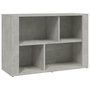 Voir la diapositive 2 : VIDAXL Buffet Gris beton 80x30x54 cm Bois d'ingenierie