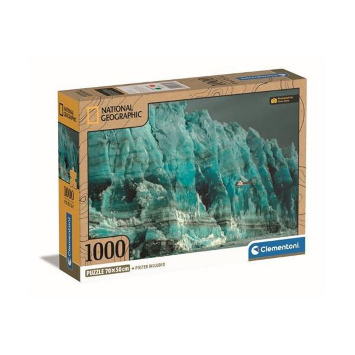 CLEMENTONI Puzzle 1000 pièces Clementoni National Geographic Glaciers