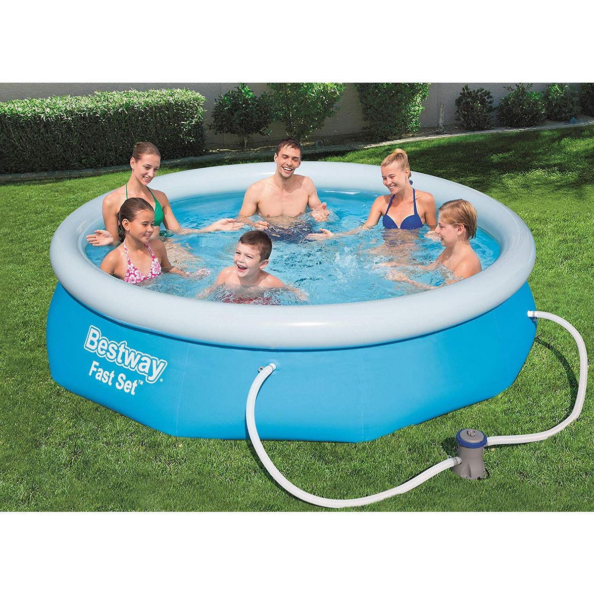 BESTWAY Piscine autoportée gonflable 2,74m x 0,76m -  Ronde