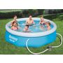 Voir la diapositive 1 : BESTWAY Piscine autoportée gonflable 2,74m x 0,76m -  Ronde