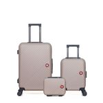 SWISS KOPPER SWISS KOPPER - LOT DE 3 - Valise Week-end, Valise Cabine XXS et Vanity SPIEZ. Coloris disponibles : Rose, Gris