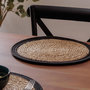 Voir la diapositive 2 : SECRET DE GOURMET Set de Table Déco  Happy Pop  38cm Noir
